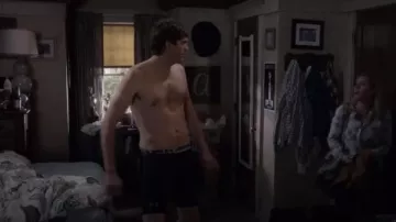 Under Armour Black Original Series 6″ Mens Grey Boxerjock worn by Colt Bennett (Ashton Kutcher) in The Ranch Season 4 Episode 5