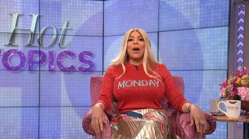 Alberta Ferretti Monday Knit Jumper worn by Wendy Williams on The Wendy Williams Show September 23, 2019
