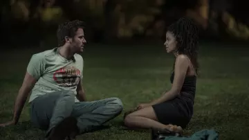 Morgus The Magnificent grey t-shirt worn by Will (Armie Hammer) as seen in Wounds