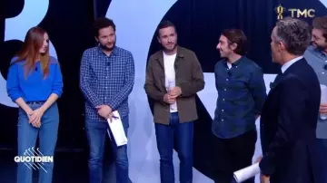 The blue sweater Alison Wheeler in the Daily