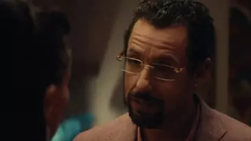 Cartier C Décor Rimless Eyeglasses worn by Howard Ratner (Adam Sandler) as seen in Uncut Gems