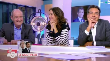 El suéter estilo marinero, acabados festoneados en el cuello y las muñecas Claudie Pierlot de Marion Ruggieri en Cà vous el 25.09.2019