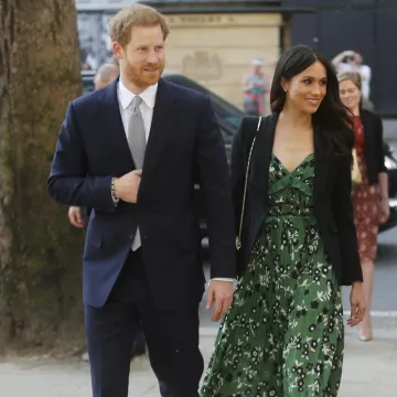 El vestido floral verde que lució Meghan Markle para la recepción de los Juegos Invictus en Londres