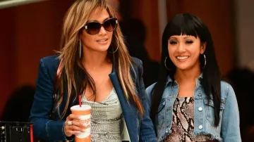 Denim blazer worn by Ramona (Jennifer Lopez) in Hustlers