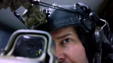 Military tactical helmet used by Jason Hayes (David Boreanaz) in SEAL Team (S03)