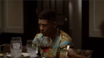 Versace Baroque Print Tee worn by Hakeem Lyon (Bryshere Y. Gray) in Empire Season06 Episode 01