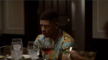 Versace Baroque Print Tee worn by Hakeem Lyon (Bryshere Y. Gray) in Empire Season06 Episode 01