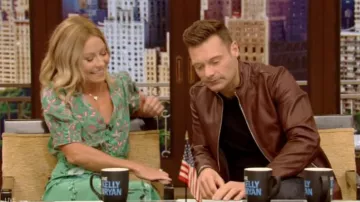 Saloni lea dress worn by Kelly Ripa on LIVE with Kelly and Ryan September 24, 2019