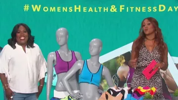 A.L.C. cody leopard dress worn by Eve on The Talk September 25, 2019