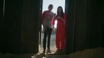 Danner tan pink lace up boots worn by Rio (Lake Bell) in Bless This Mess Season 02 Episode 01