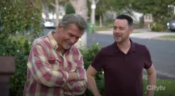 Rag & bone owen polo tee worn by Greg (Colin Hanks) in Life in Pieces Season 4 Episode 9