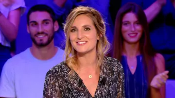 The long Dress right fluid metallic range by Marie Portolano in Channel Sport Club