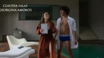 Modus Vivendi blue trunk boxer worn by Valerio Montesinos Hendrich (Jorge López) in Elite S2E2