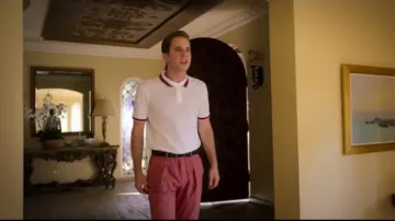 PS by paul smith white cotton piqué polo shirt worn by Payton Hobart (Ben Platt) in The Politician Season 1 Episode 1
