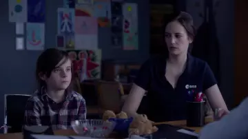 ESA polo shirt worn by Sarah (Eva Green) in Proxima
