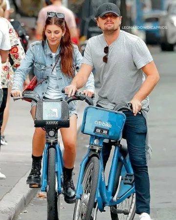 Diesel Krooley Jogg Slouchy Slim Jeans Blue worn by Leonardo Dicaprio New York City September 26, 2019