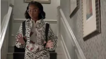 Les Anches X J. Crew Homard Polo Pull porté par Diane Johnson (Marsai Martin), en black-ish Saison 6 Épisode 1