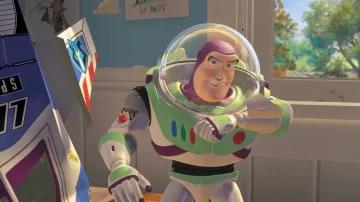 Buzz Lightyear (Tim Allen) Disfraz de Baby Lightning en Toy Story 4