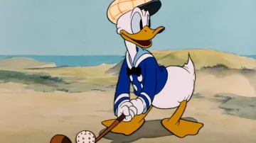 Bodysuit costume for baby Donald Duck (Clarence Nash) in modern Inventions