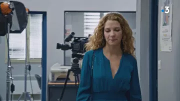 La Robe Courte En Jacquard de Léa Nebout (Marie Hennerez) en Plus belle la vie