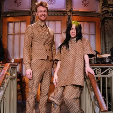 Gucci x Dapper Dan all worn by Billie Eilish on her Instagram account @billieeilish 