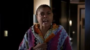 Missoni Home Zig Zag Imprimer Peignoir portés par les témoins Lyon (Taraji P. Henson) dans l'Empire Saison 06 Episode 02