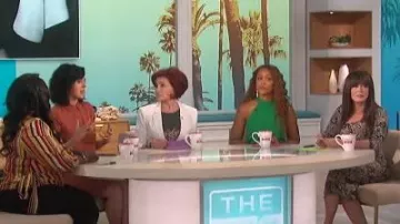 Alice + Olivia Susanna Swing Dress worn by Eve on The Talk October 2, 2019