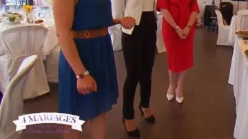 Les escarpins noirs de Résla dans 4 mariages pour 1 lune de miel du 1/10/2019