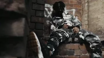 The sneakers worn by Scarlxrd in her video clip HXW THEY JUDGE.