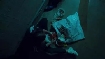 Norma Kamali Verte Rayée Stretch-jersey Pantalon porté par McAfee (Laura Dreyfuss) dans Le politique Saison 1 Épisode 7