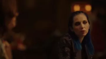 Grey colin quilted bomber jacket worn by An Extra in Stumptown Season 1 Episode 2