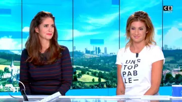 Le t-shirt unstoppable de Caroline Ithurbide dans William à midi