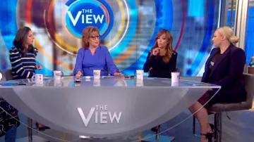 Elie Tahari Jezebel Plaid Blazer usado por Meghan McCain en The View octubre 4, 2019