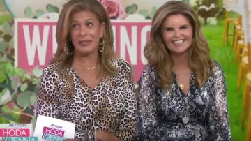 Alice + Olivia Coco Dress worn by Maria Shriver on Today October 4, 2019