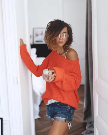Levi's Shorts usado por Zoe A. en la cuenta de Instagram @babiolesdezoe