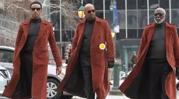 Manteau  porté par John Shaft Samuel L. Jackson dans le film Shaft