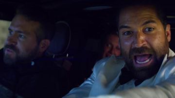 Black bow tie worn by Manuel Garcia-Rulfo in 6 Underground