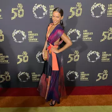 The high-heeled shoes worn by Prada, Lesley-Ann Brandt on his account Instagram @lesleyannbrandt