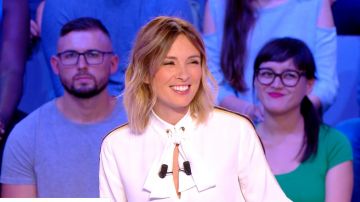 The shirt col lavallière of Isabelle Ithurburu in Canal Rugby Club