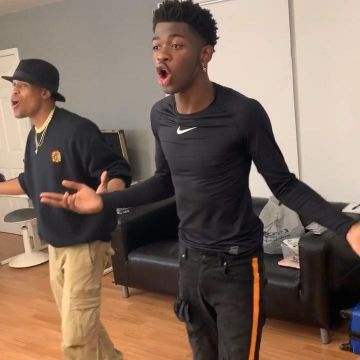 The long sleeve Top for men Nike Pro AeroAdapt Lil Sin X on the account Instagram of @lilnasx