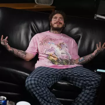 Le T-shirt Awesome Unicorn de Post Malone sur le compte Instagram de @postmalone