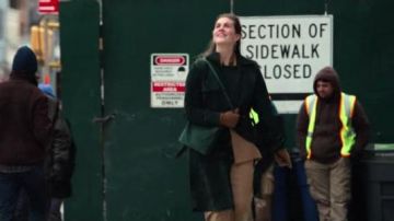 INC International Concepts Suede O-Ring Trench Coat worn by McAfee Westbrook (Laura Dreyfuss) in The Politician Season 1 Episode 8