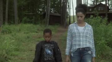 Hybrid Black “I need my space” t-shirt worn by Dion Warren (Ja’Siah Young) in Raising Dion Season 1 Episode 2