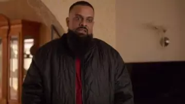 Jacamo Tall Black quilted jacket with borg lining worn by Basheer (Guz Khan) in Four Weddings and a Funeral Season 1 Episode 7