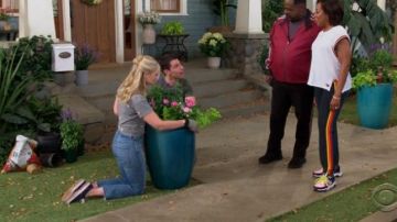 Keds Black Champion Sneakers worn by Gemma (Beth Behrs) in The Neighborhood Season 02 Episode 03