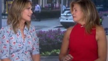 Black Halo Gardenia Two Piece Jumpsuit worn by Hoda Kotb on Today October 8, 2019