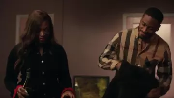 La chemise Burberry de Zigg (Quincy Chad) dans Power (S06E04)