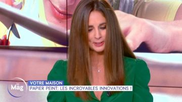 The silk shirt emerald Caroline Munoz in William at noon the 08.10.2019