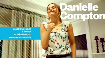 The top floral Danielle Compton (Stefanie Scott) in Good Girls Get High