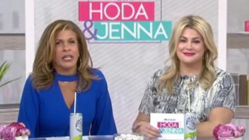 Adrianna papell fancy crepe ruffle dress worn by Hoda Kotb on Today October 9, 2019